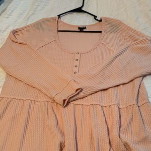 Pink baby doll sweater
